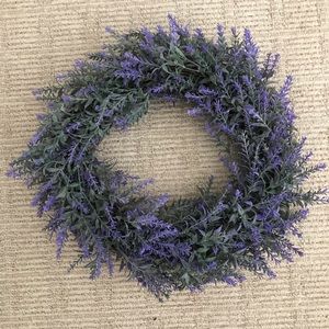 14 inch lavender grapevine wreath new